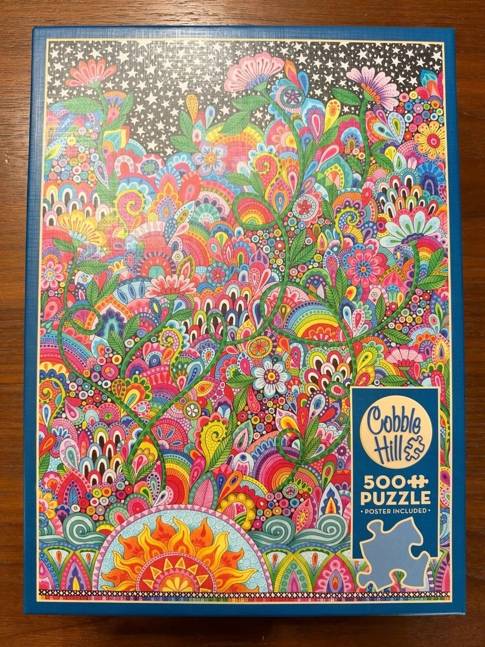 Cobble Hill Beneath the Stars 500-Piece Puzzle Multicolor & Blue